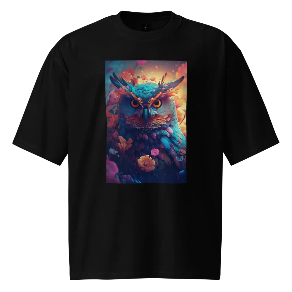 Epic Owl T-Shirt: Heavyweight Comfort Meets Oversized Style