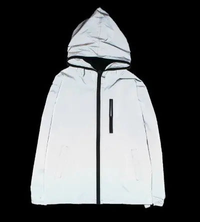 Vibrant Glow Sport Men's Jacket - Reflective Style for Safety