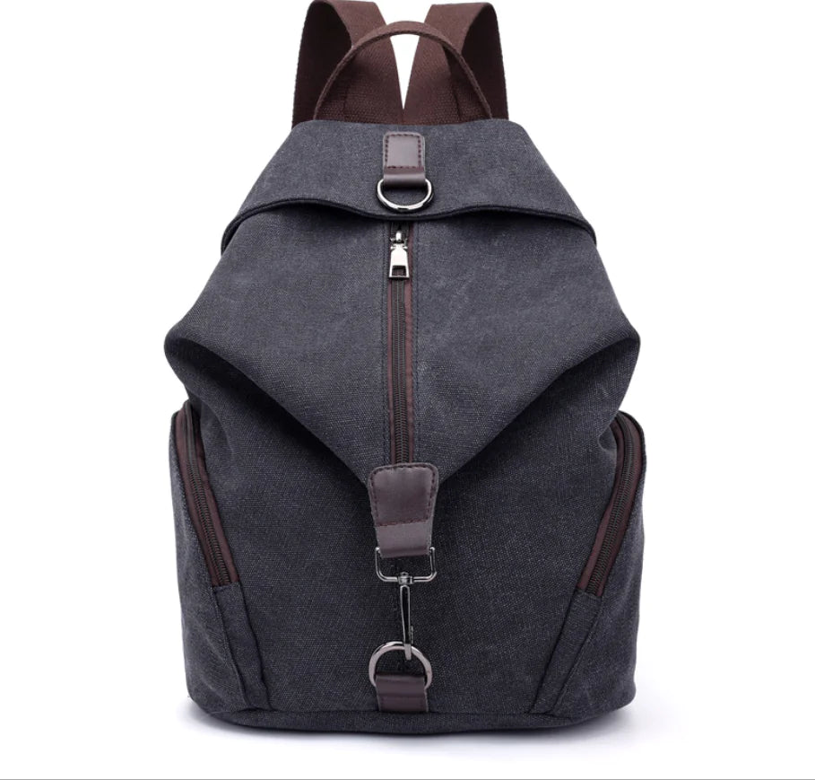 Stylish Campus Canvas Carryall with Organized Compartments