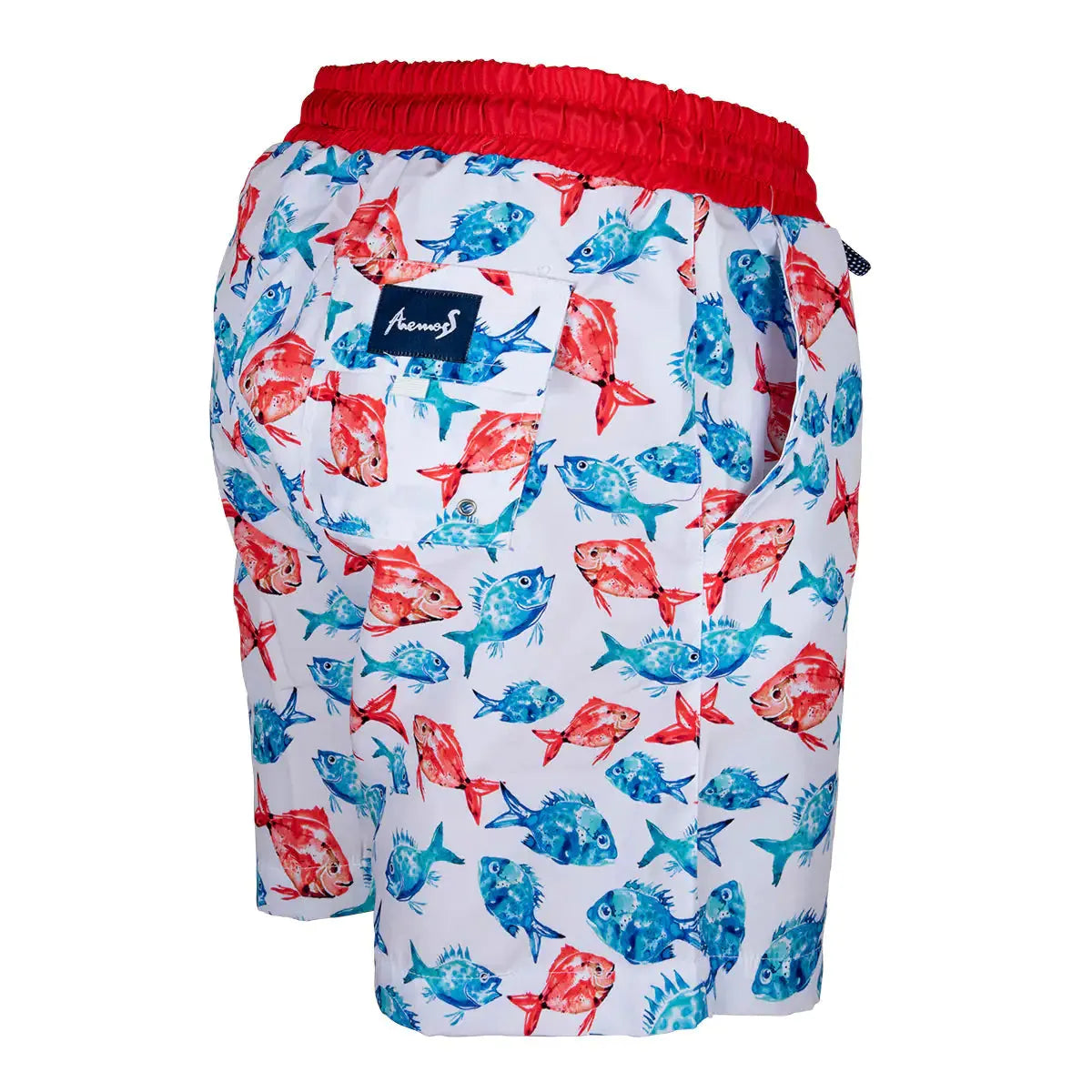Men's Swim Trunks with Marine Design and Quick-Dry Fabric for Active Water Sports