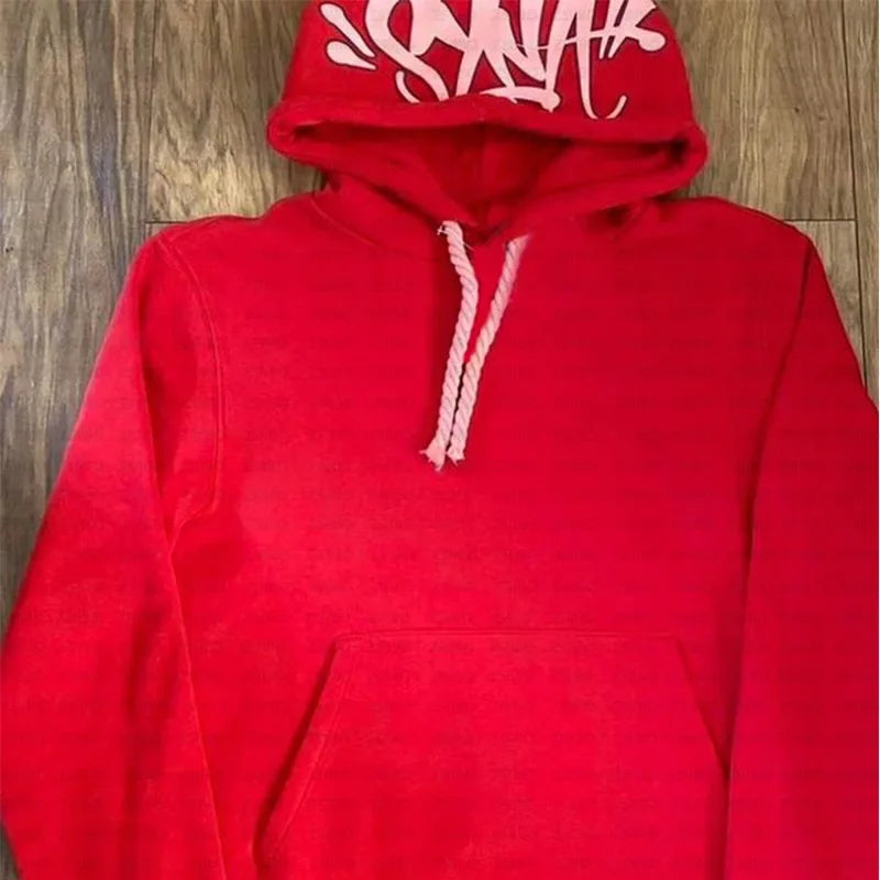 Y2k Trousers Casual Loose Cotton Printed Tracksuit Street Men Hoodies Straight Pants 2 Piece Set Hip Hop Sports Hooded Pullover - Pylnam