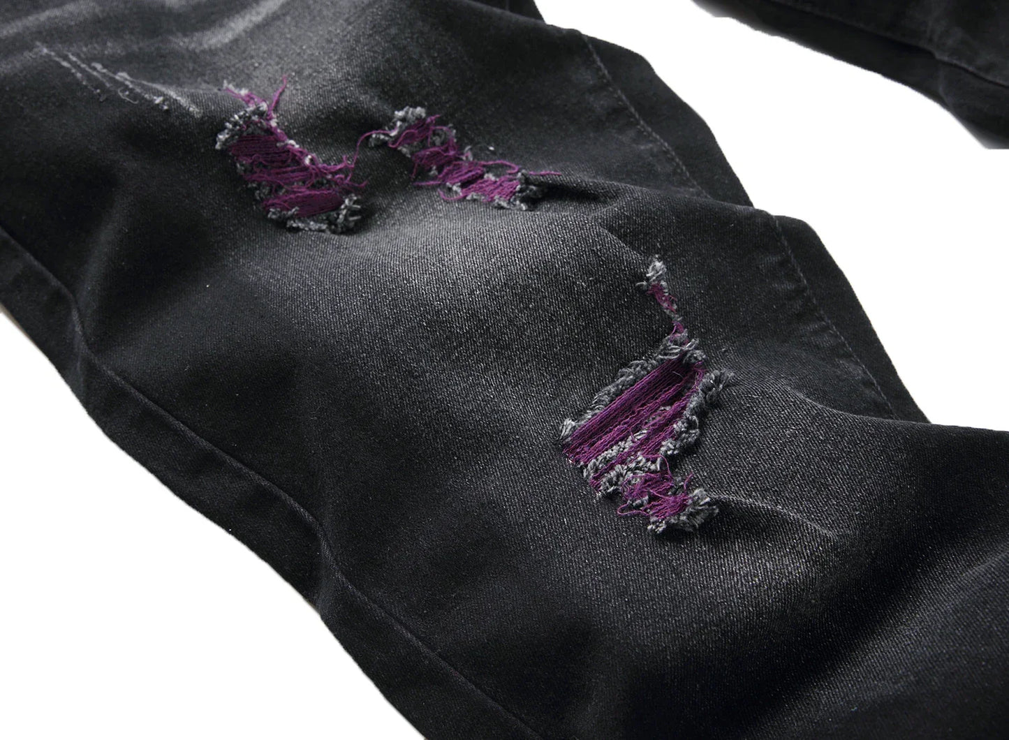 Men's Distressed Black Jeans with Ultimate Comfort