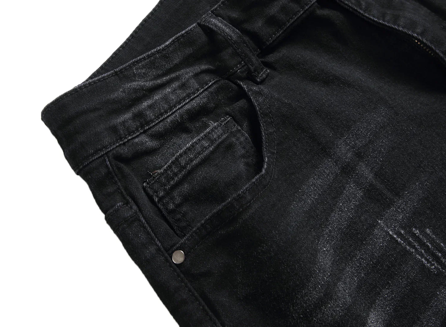 Men's Distressed Black Jeans with Ultimate Comfort
