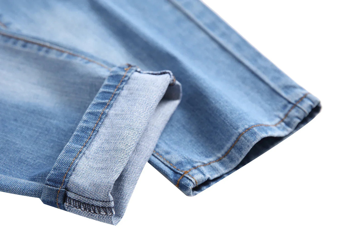 Men's Distressed Light Blue Jeans for Stylish Comfort - Pylnam