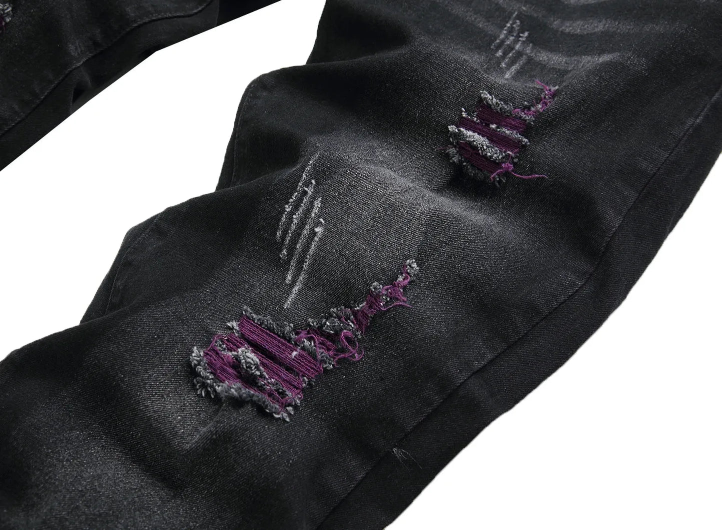 Men's Distressed Black Jeans with Ultimate Comfort