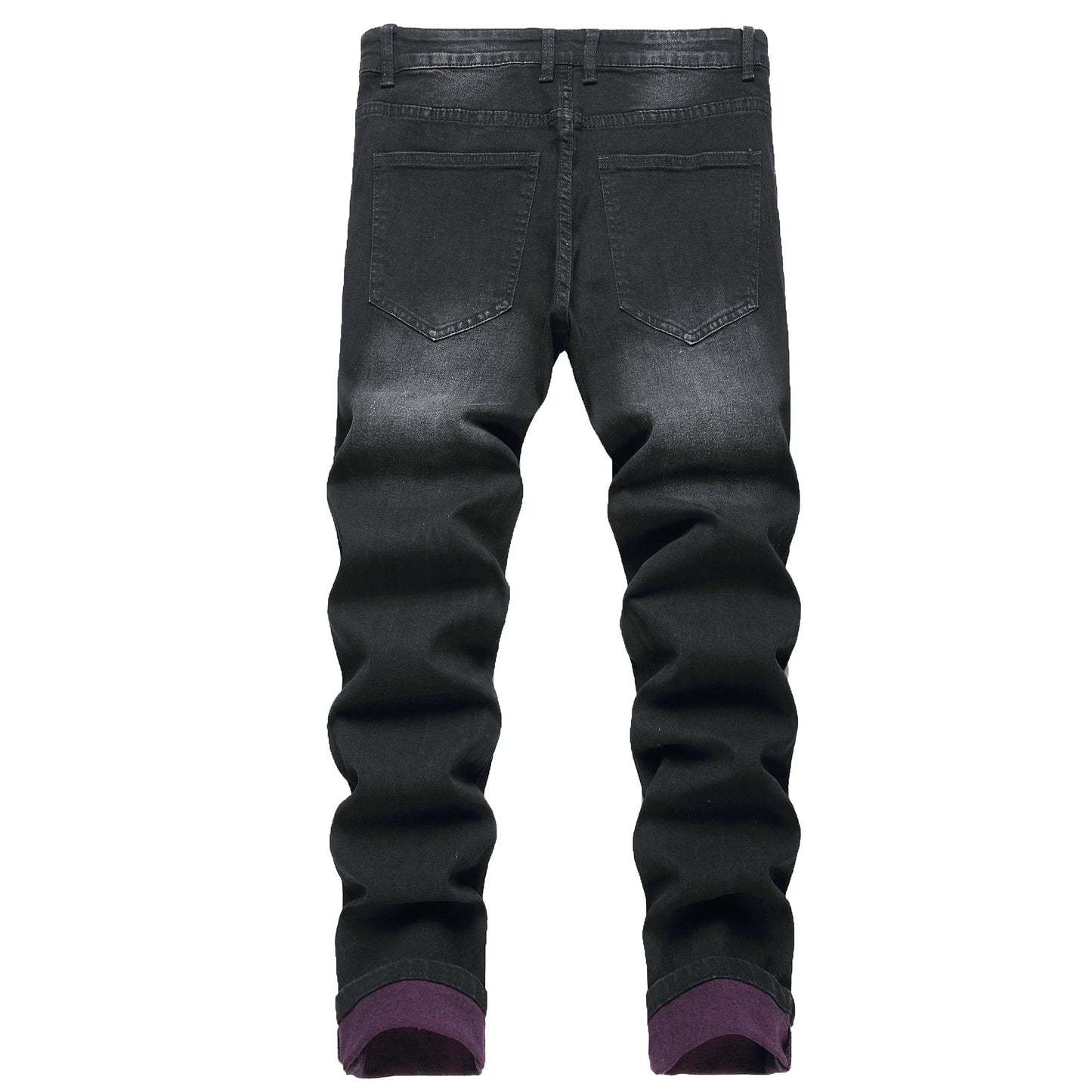 Men's Distressed Black Jeans with Ultimate Comfort