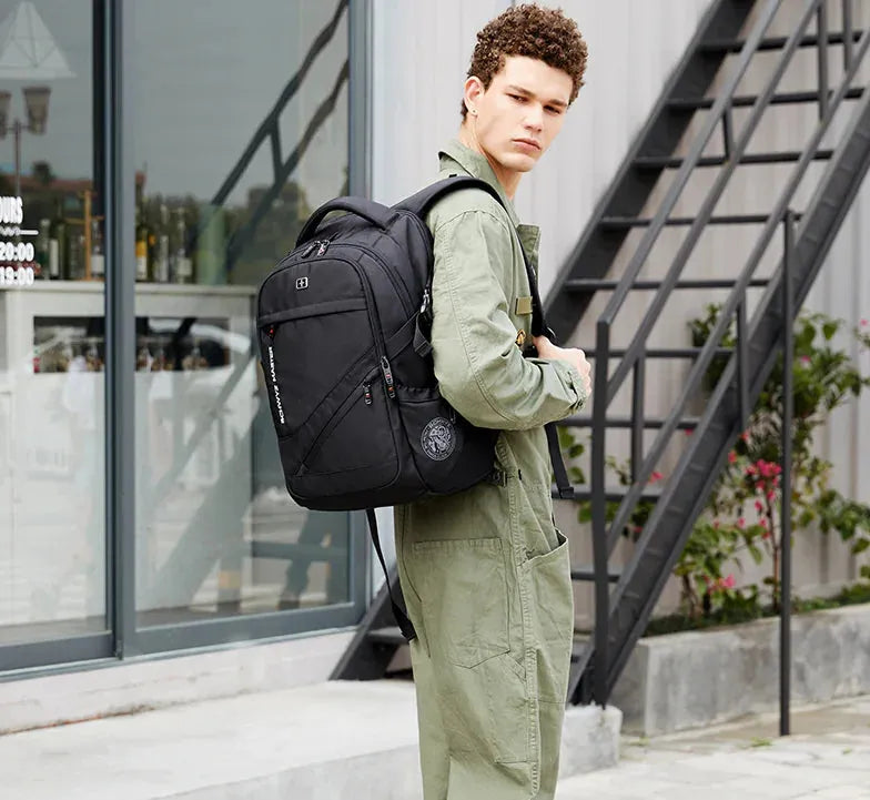 Sleek Tactical Fashion Laptop Bag with Anti-Theft Design