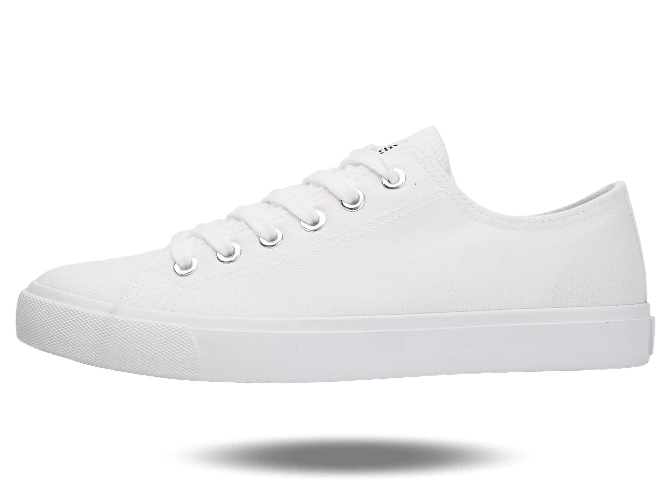 Retro Minimal All White Skateboard Sneaker Canvas Shoes men - Pylnam