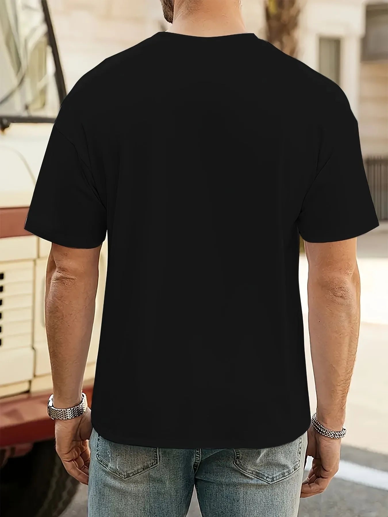 Men's Squirrel Printed T-shirt - Casual Round Neck, Short Sleeve, Summer Outdoor Shirt, Breathable Polyester Fiber - Pylnam