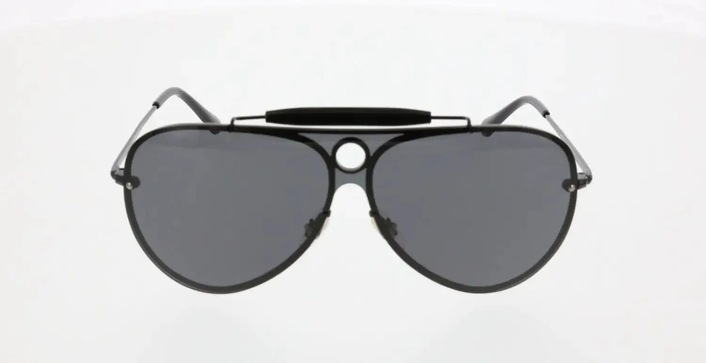 Geo Black Men's Metal Sunglasses for Bold Style and Comfort