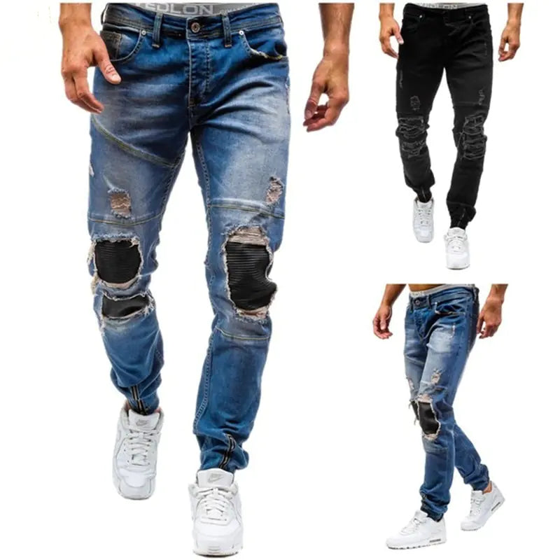 Stylish Ripped Denims: Unique Fraying for Ultimate Comfort
