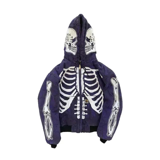 Bold Skull Art Men's Hoodie for Unique Style Expression