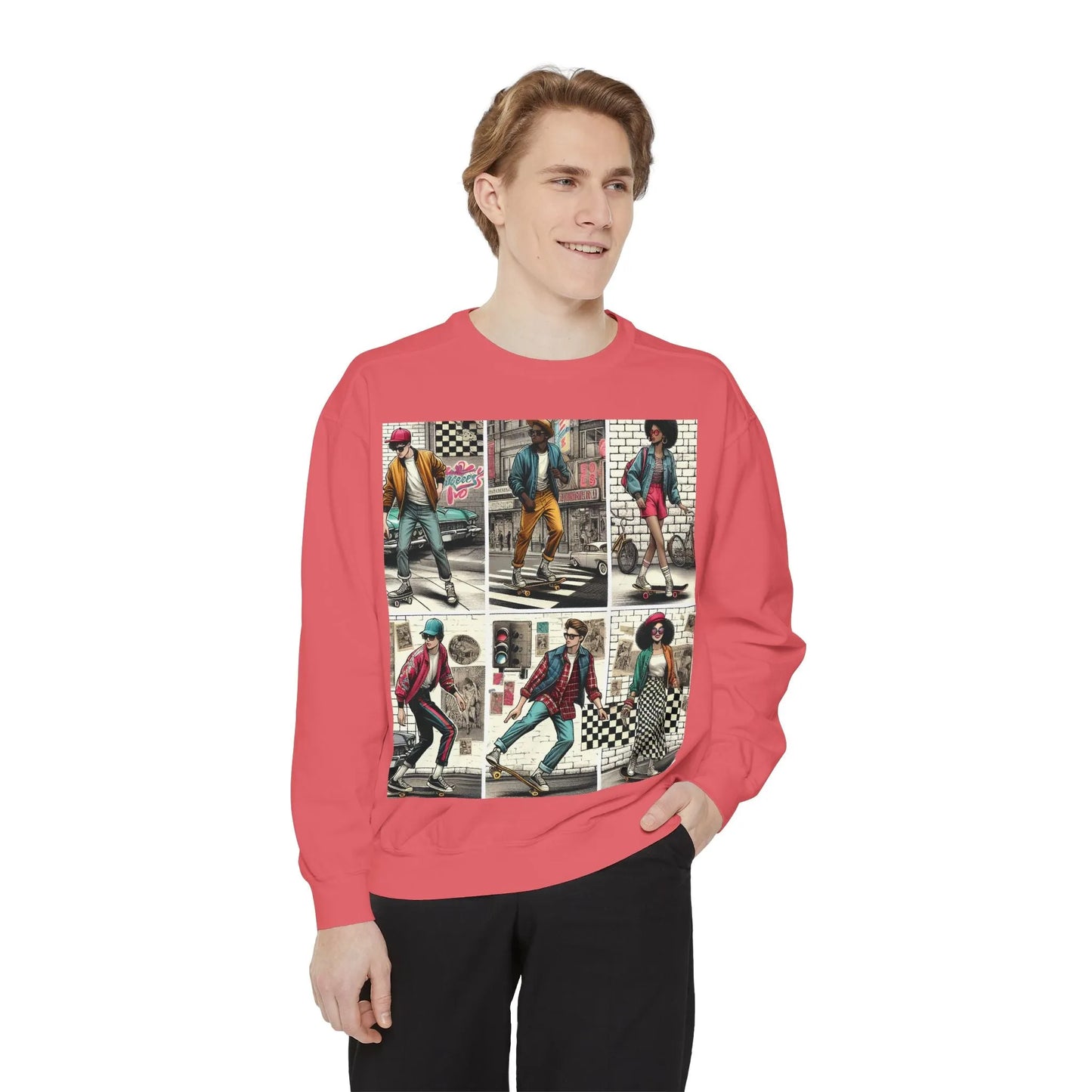 Retro Comfort Sweatshirt for Men - Chic Voyager Collection