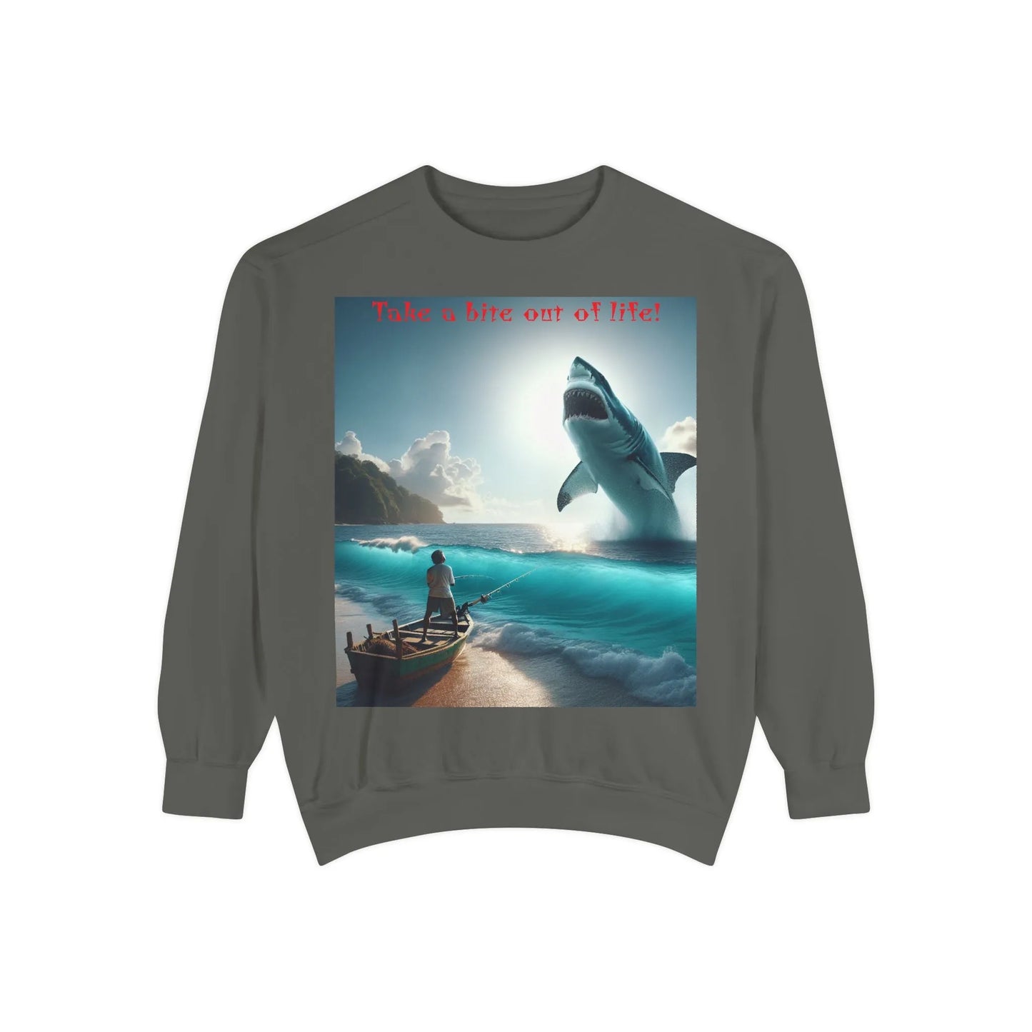 Bite into Adventure: Men's Shark Sweatshirt