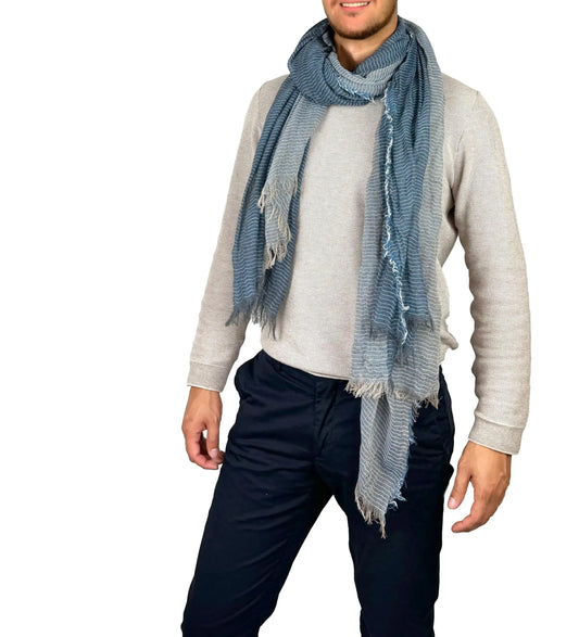 Scarf for Men Lightweight Paisley Fashion Scarves Man Gentleman Fall Winter (MFS24) - Pylnam
