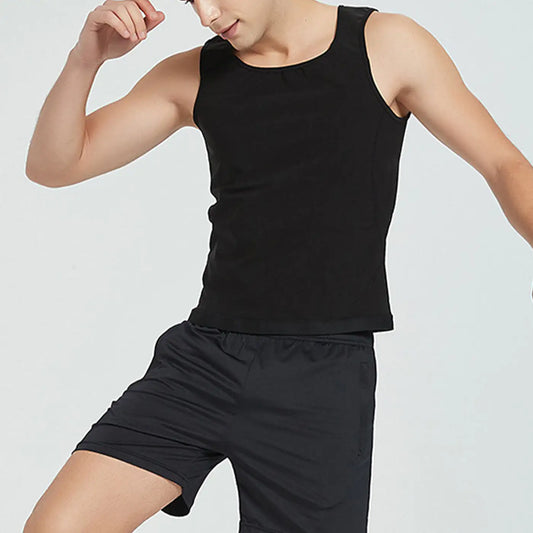 Comfortable Men's Essential Solid Color Tank Top for Everyday Wear