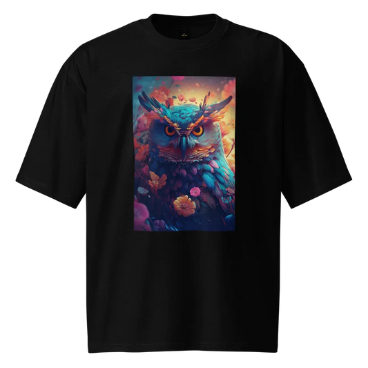 Epic Owl T-Shirt: Heavyweight Comfort Meets Oversized Style