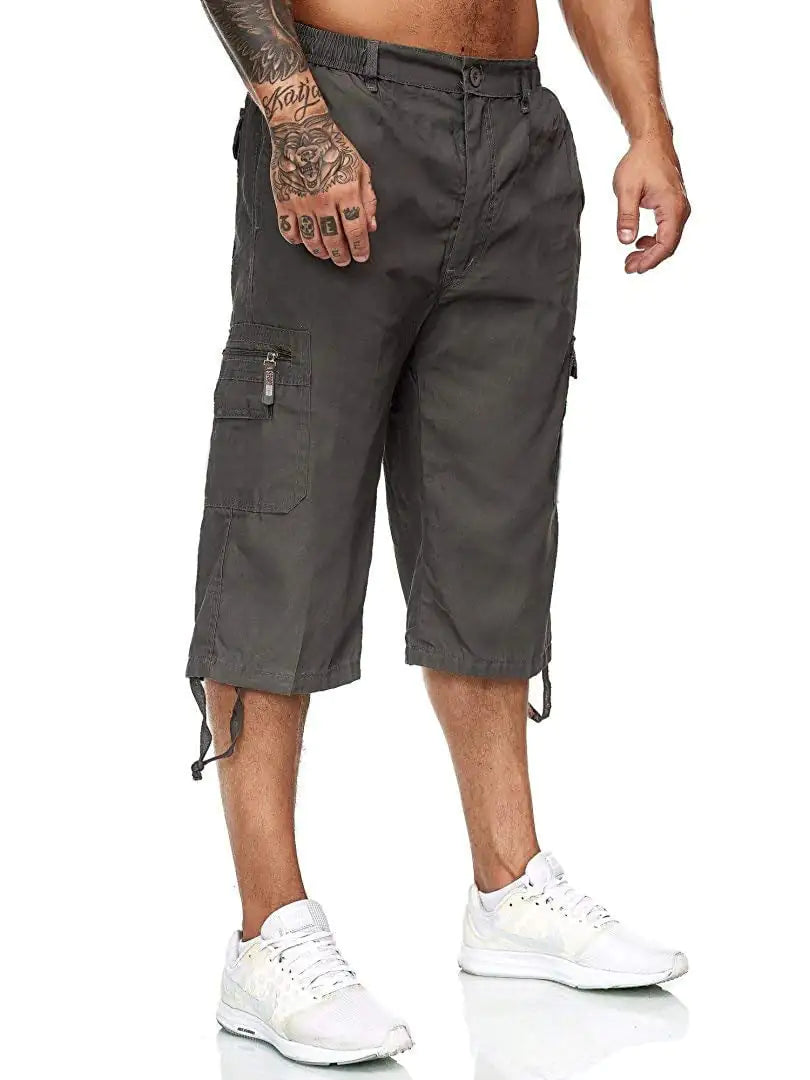 Stylish Gents' Modern Cropped Pants for Effortless Comfort