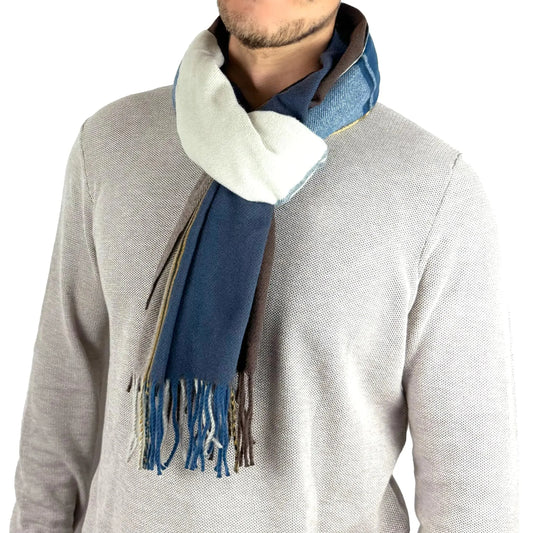Elegant Reversible Men's Scarf for Timeless Style and Comfort