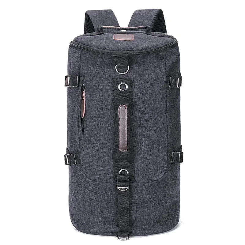 2023 New Large Capacity Rucksack Man Travel Duffle Bag Male Luggage Canvas Bucket Shoulder Bags Men Outdoor Backpack Dropship - Pylnam