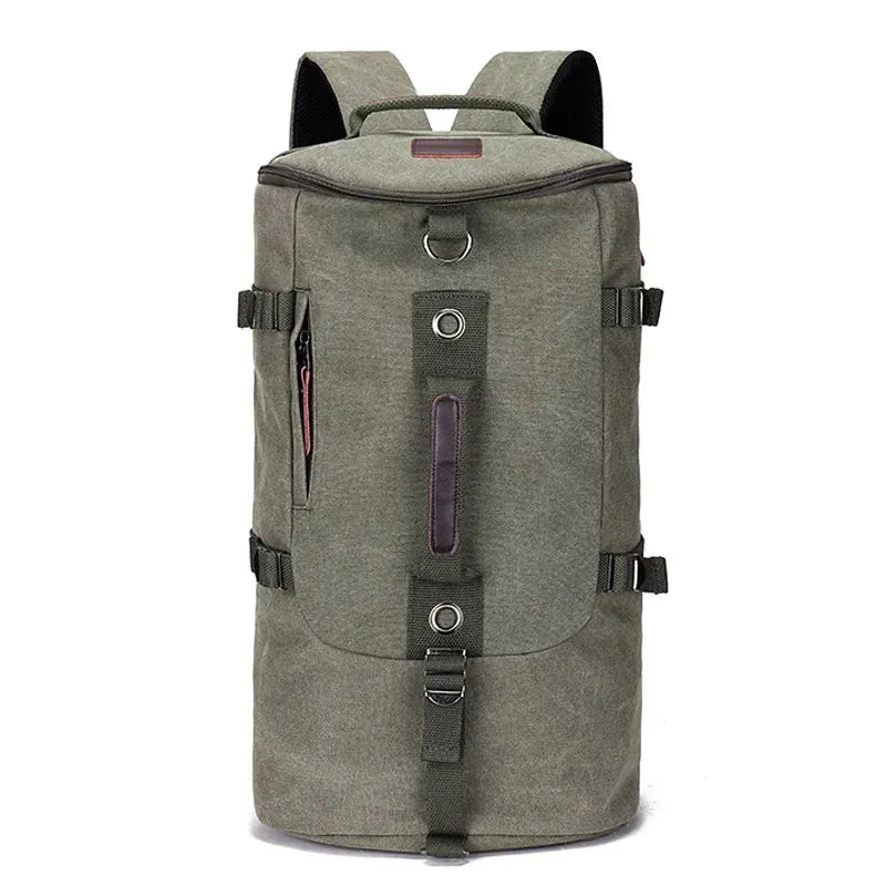 2023 New Large Capacity Rucksack Man Travel Duffle Bag Male Luggage Canvas Bucket Shoulder Bags Men Outdoor Backpack Dropship - Pylnam