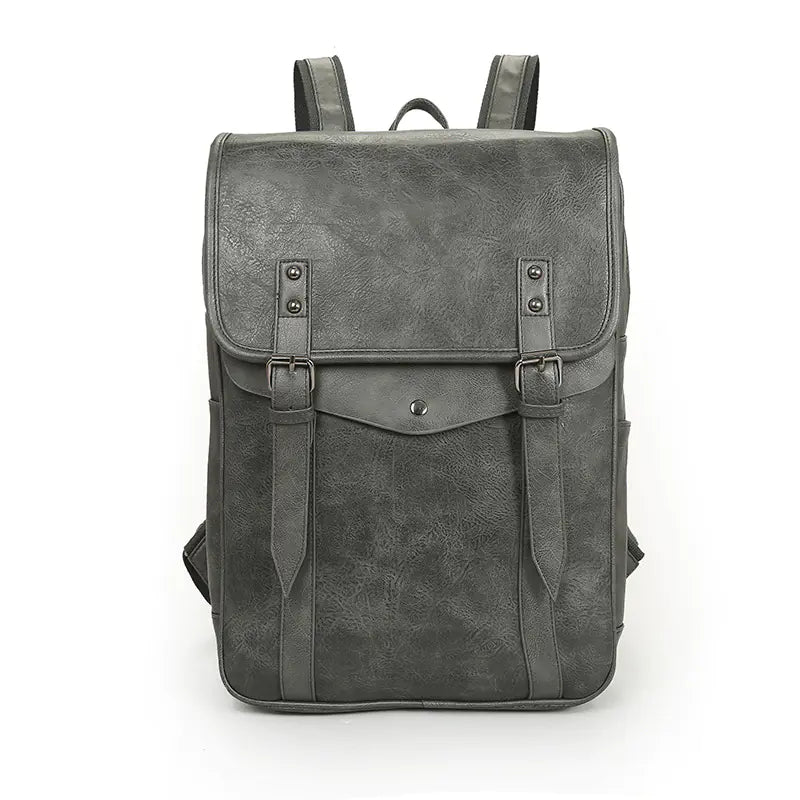 Charming Vintage Style Spacious Men's Backpack for Modern Journeys