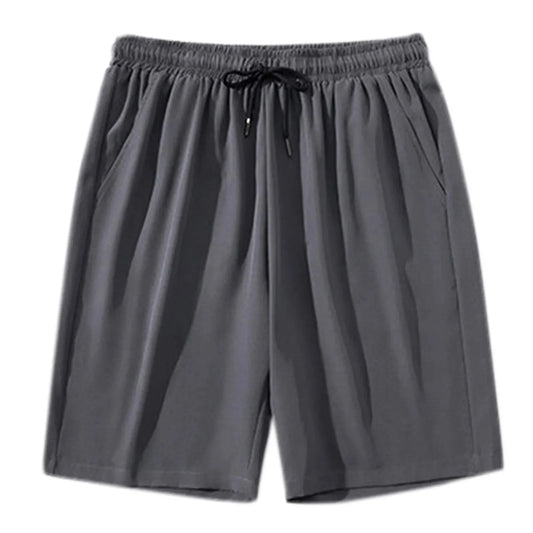 Men's Ice Silk Summer Cargo Shorts for Comfort Leisure