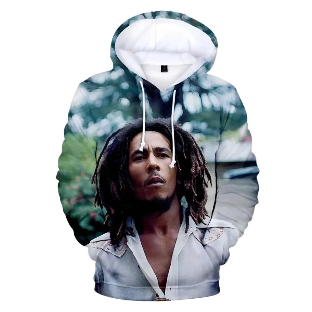 Vibrant Bob Marley Hoodie for Music Lovers