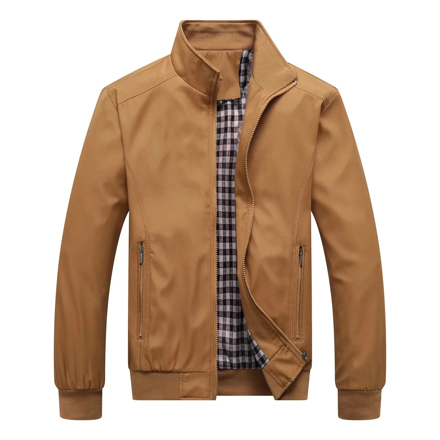 Sleek Casual Bomber Jacket for Trendy Men