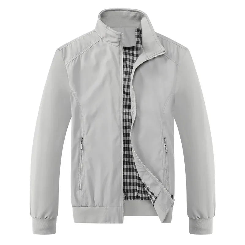 Sleek Casual Bomber Jacket for Trendy Men