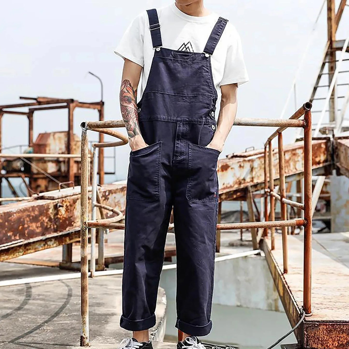 Chic Lightweight Overalls With Pockets For Everyday Wear