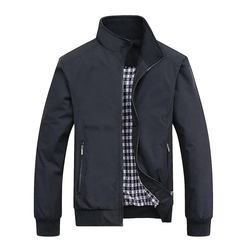 Sleek Casual Bomber Jacket for Trendy Men