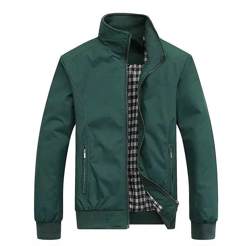 Sleek Casual Bomber Jacket for Trendy Men