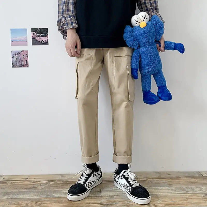 Chic Men's Stylish Slouch Trousers for Trendy Comfort