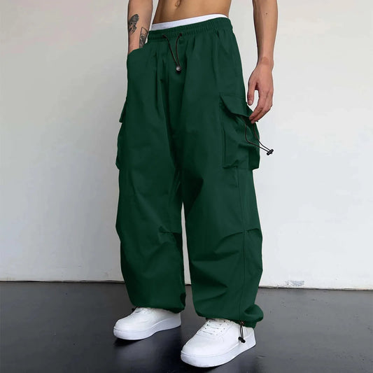 Oversized Carga Parachute Pants
