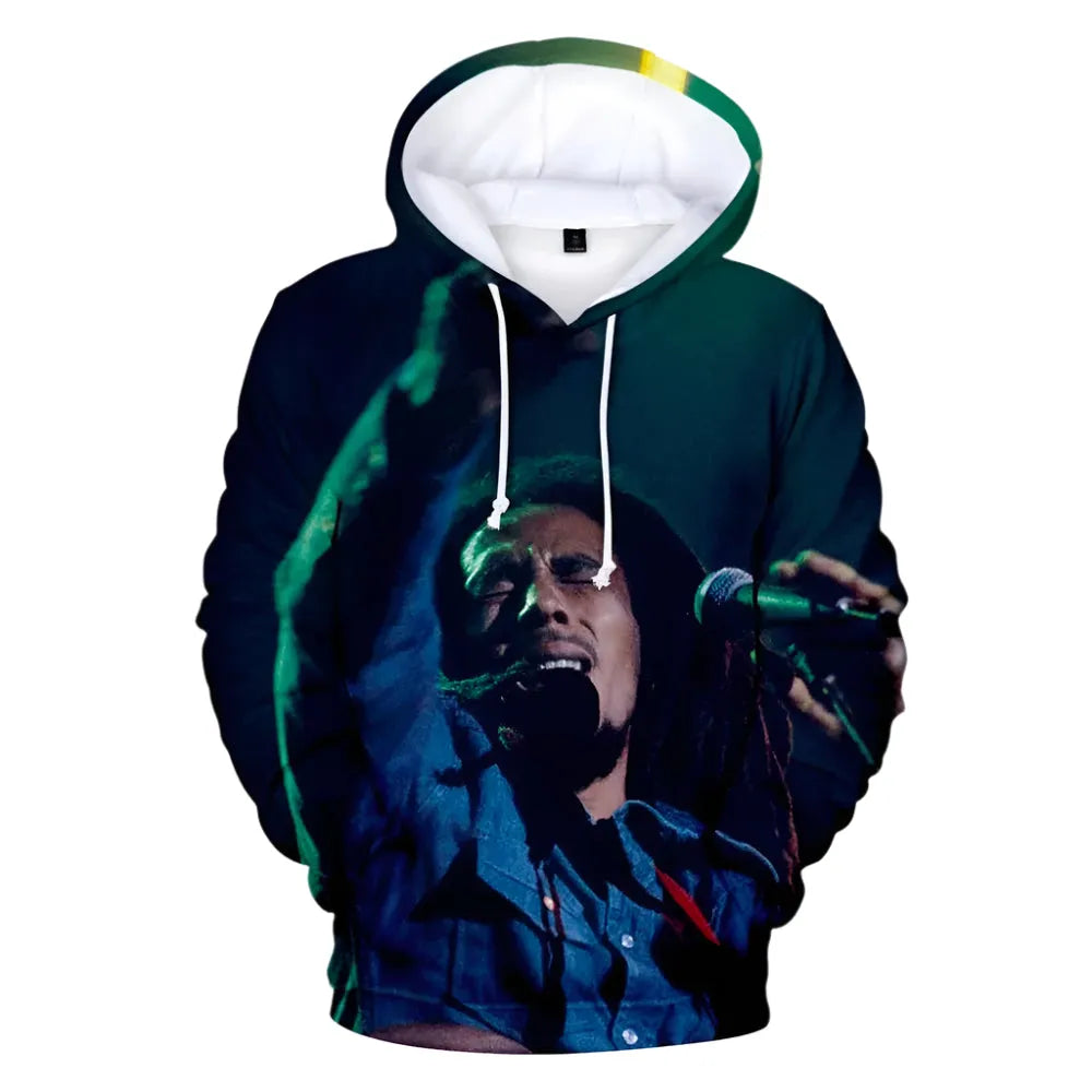 Vibrant Bob Marley Hoodie for Music Lovers