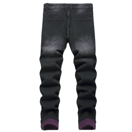 Men's Distressed Black Jeans with Ultimate Comfort