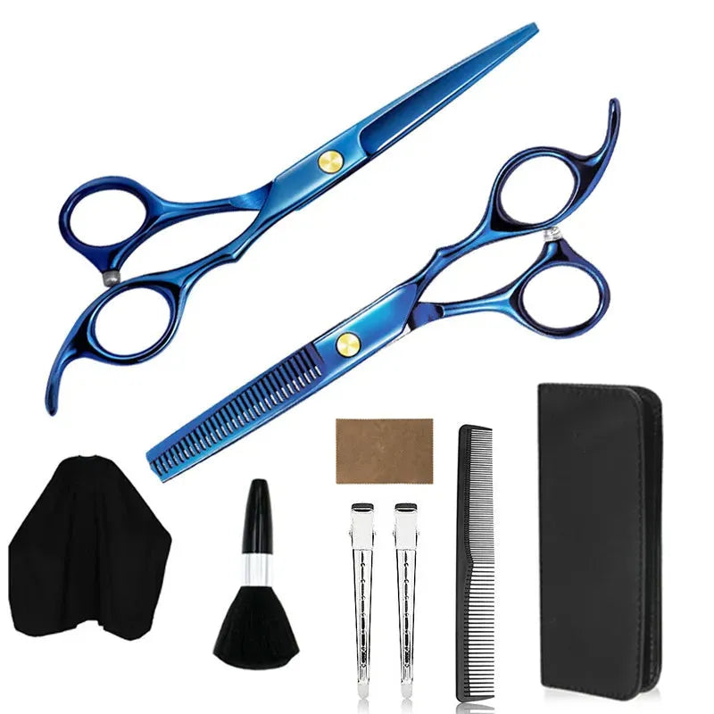 Professional Hair Cutting and Thinning Scissors Set