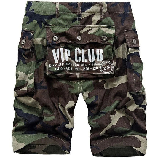 Adventure-Ready Camouflage Comfort Shorts - Pylnam