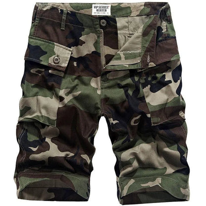 Adventure-Ready Camouflage Comfort Shorts - Pylnam