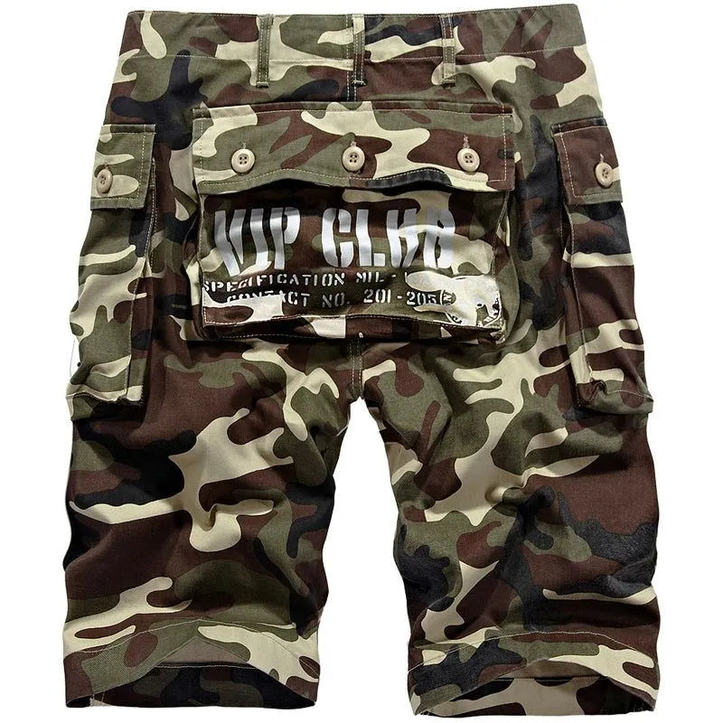 Adventure-Ready Camouflage Comfort Shorts - Pylnam