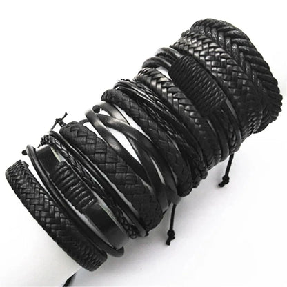 Artisan Crafted 10-Piece Woven Bracelet Collection - Pylnam