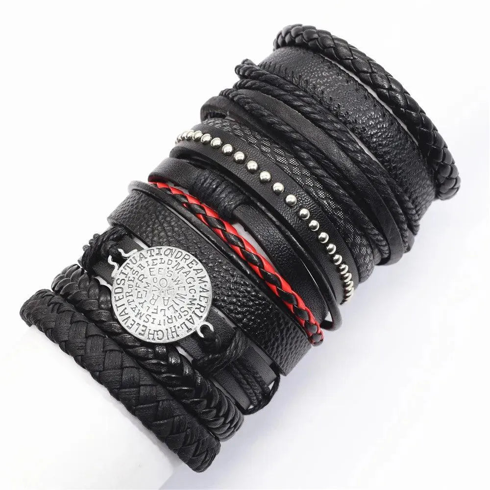 Artisan Crafted 10-Piece Woven Bracelet Collection - Pylnam