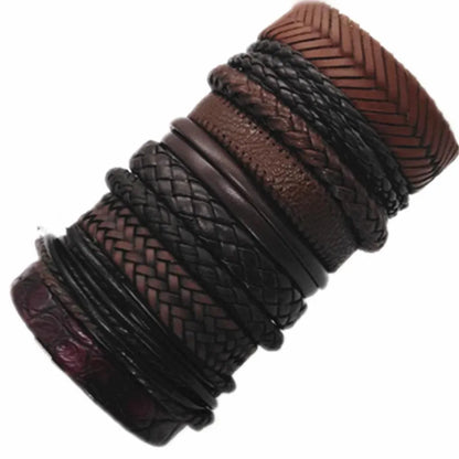 Artisan Crafted 10-Piece Woven Bracelet Collection - Pylnam