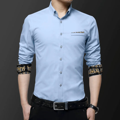 Blooming Elegance Button Down Shirt - Pylnam