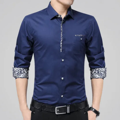 Blooming Elegance Button Down Shirt - Pylnam