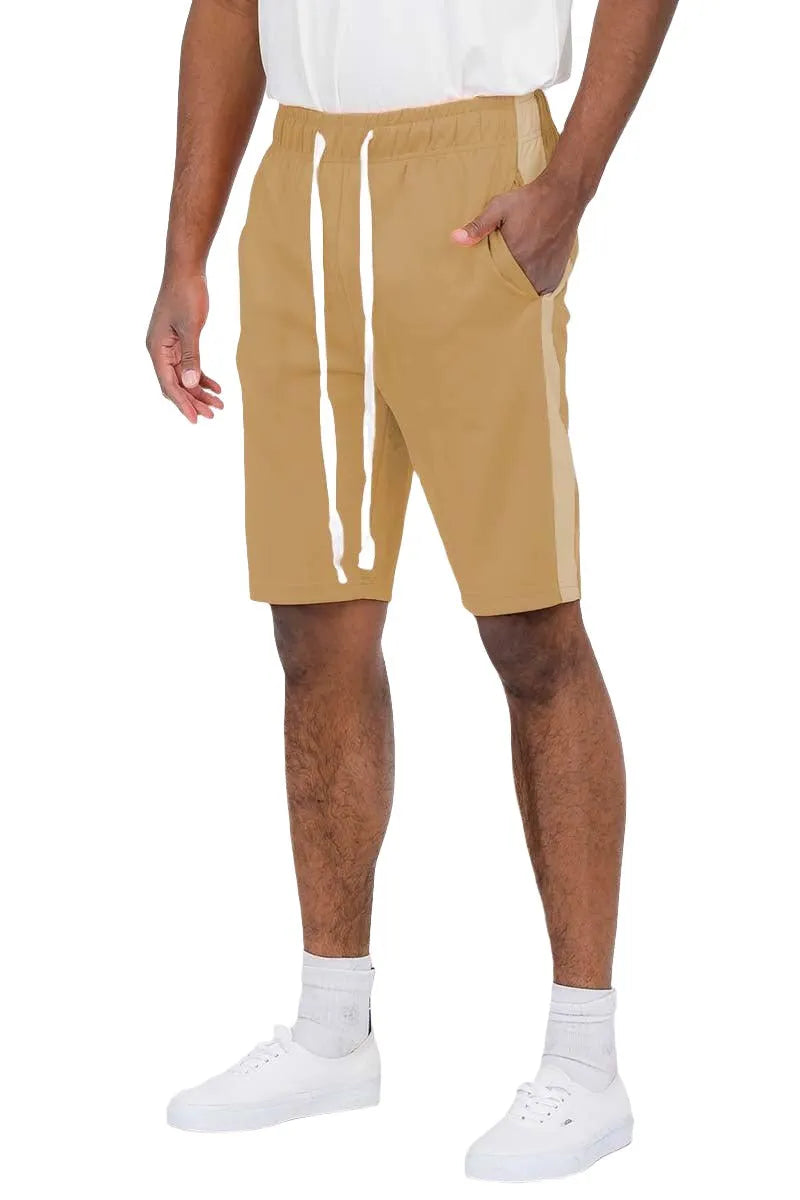 Bold Golden Stripe Adventure Shorts - Pylnam