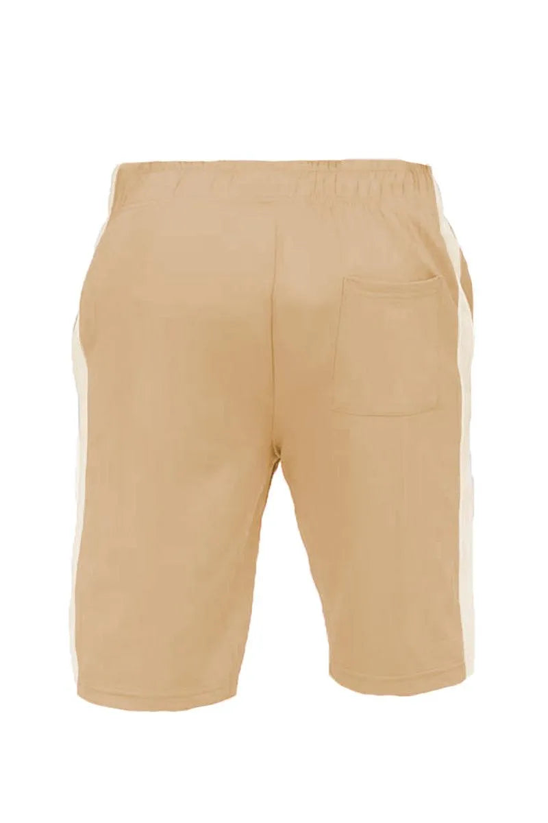 Bold Golden Stripe Adventure Shorts - Pylnam