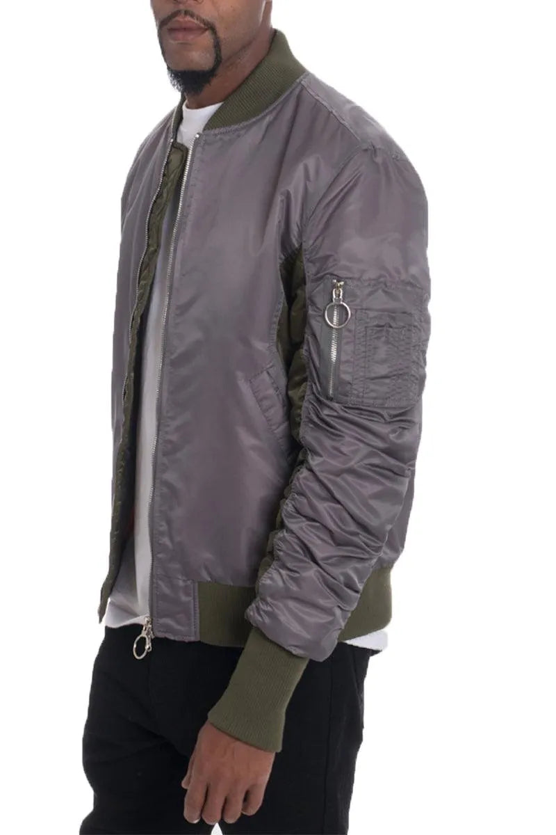 Bolden Dual Color Bomber Jacket - Pylnam