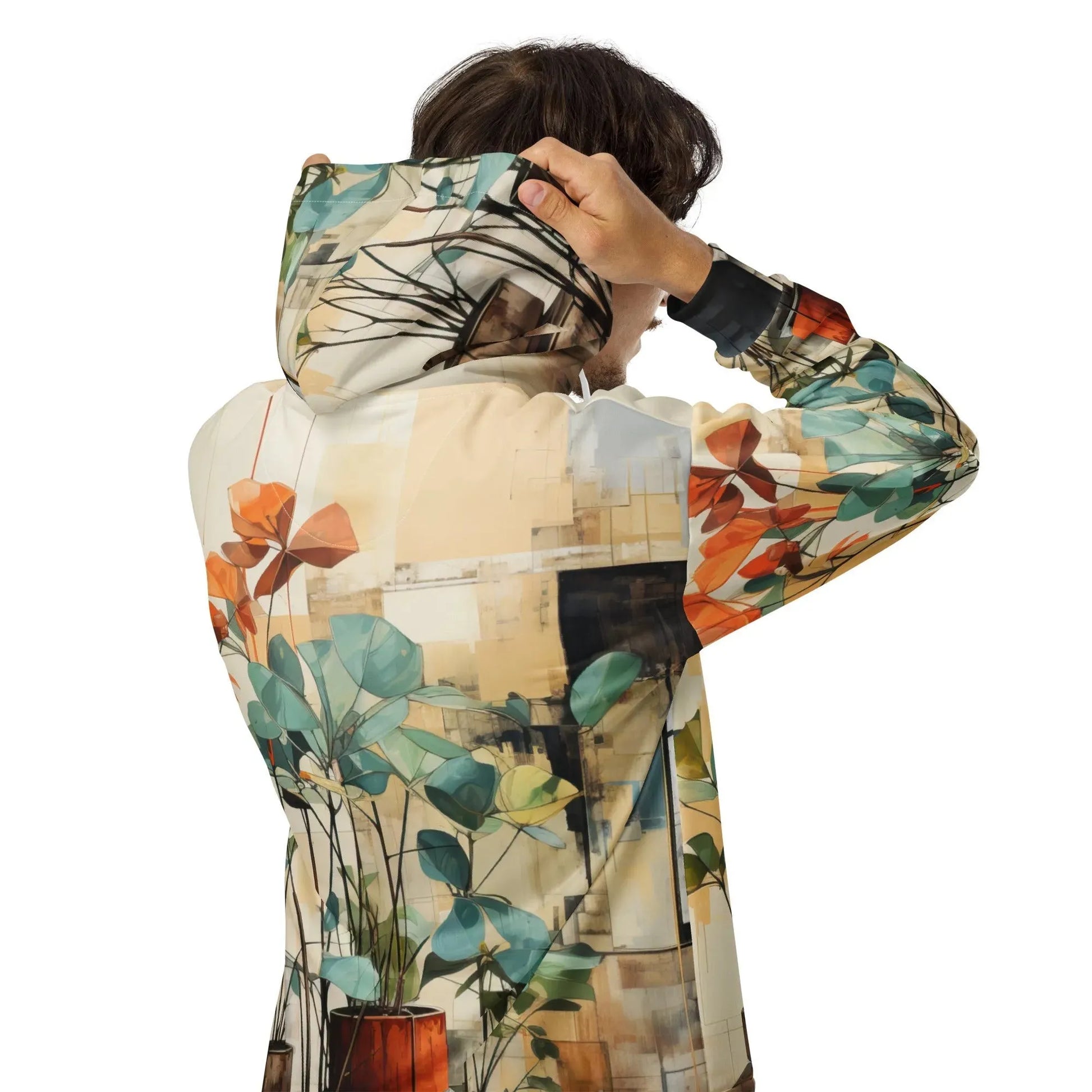 Botanical Bliss Graphic Hoodie - Pylnam